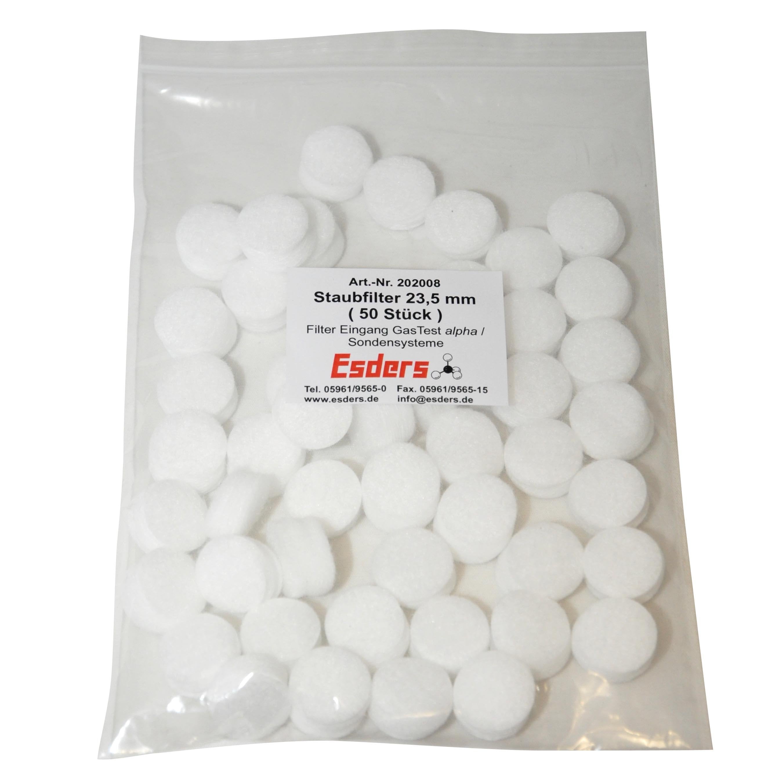 Esders Sada 50 náhradních prachových filtrů 23,5mm