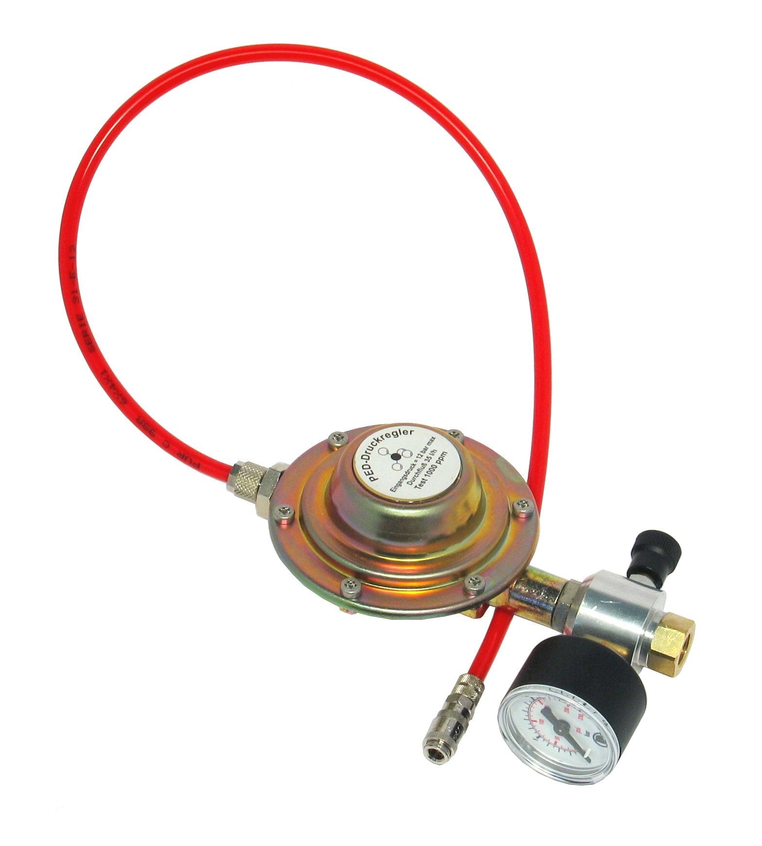 Esders Regulátor pro testovací plyny 12Bar 35l/h