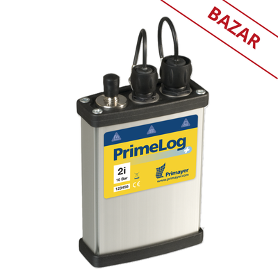 Ovarro PrimeLog+ 2i datalogger; digitální vstup (průtok) + tlakové čidlo 20Bar s přesností 0,1%