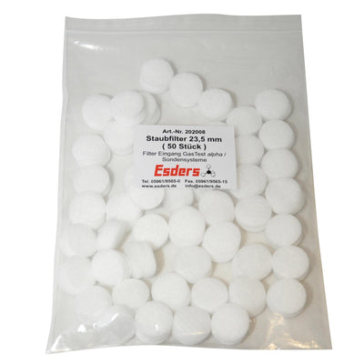 Esders Sada 50 náhradních prachových filtrů 23,5mm