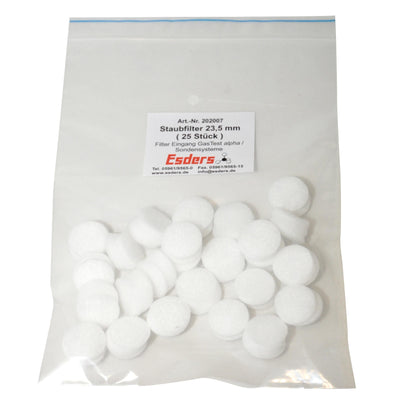 Esders Sada 25 prachových filtrů do karbonové tyče/kobercové sondy