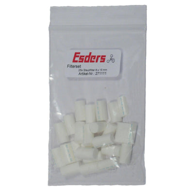 Esders Sada 25 prachových filtrů 8x15mm pro SIGI EX/Goliath/Hunter